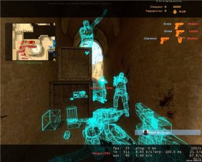 iCheat24 Simple Wireframe WallHack для CSS