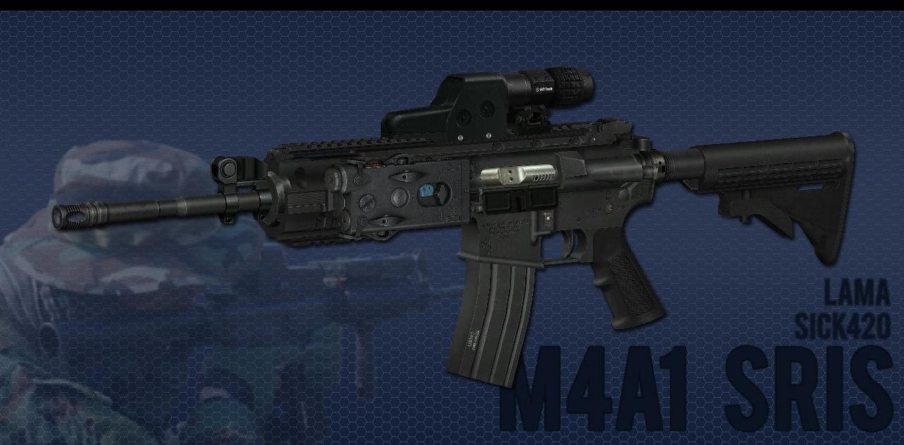 Модель оружия m4a1 для cs:s