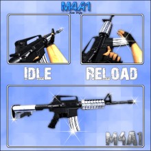 M4A1 STYLE Black/White