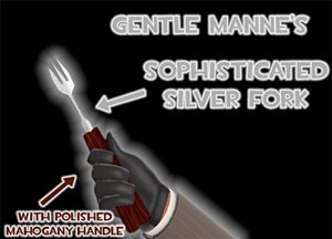 Gentle Manne's Elegant Silver Fork